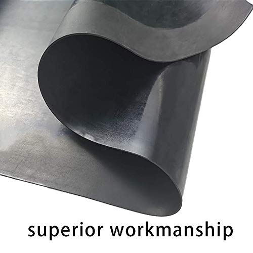 NABOWAN Solid Rubber Strip,Sheets,Rolls 1/8" (.125") Thick x 2" Wide x 120" Long, Thin Neoprene Rubber, Perfect for DIY Rubber Gasket, Weather Stripping, Sealing, Padding, Mat