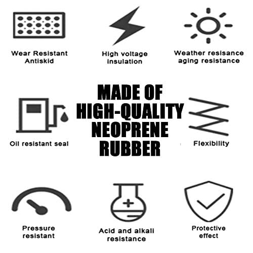 NABOWAN Solid Rubber Sheets,Strips,Rolls 1/16" (.062") Thick x 12" Wide x 12" Long Neoprene Rubber, Perfect for DIY Gasket Material, Sealing, Liner, Shield, Padding, Mat