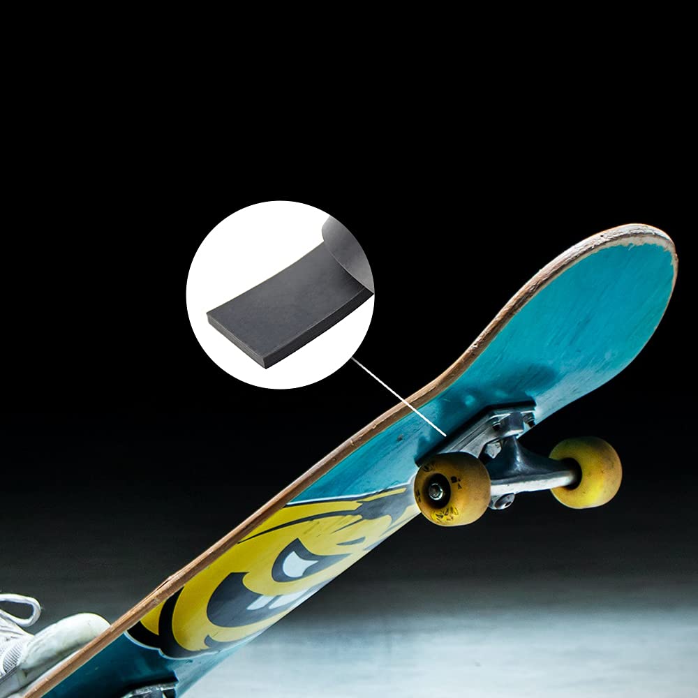 DOBTIM Neoprene Rubber Strips 1/4 (.250)" Thick X 2" Wide X 30" Long, Solid Rubber Rolls Use for Gaskets DIY Material, Supports, Leveling, Sealing, Bumpers, Protection, Abrasion, Flooring, Black