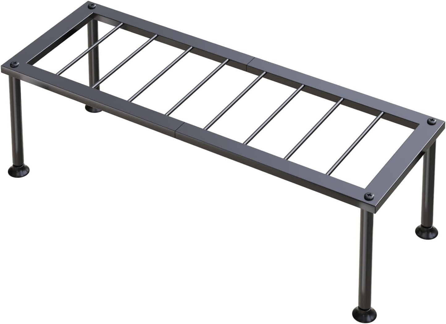 1 Tier Plant Stand: Ladder Plant Holder - Metal Flower Pot Stand - Heavy Duty Flower Rack for Living Room Patio Garden Corner Balcony and Courtyard.