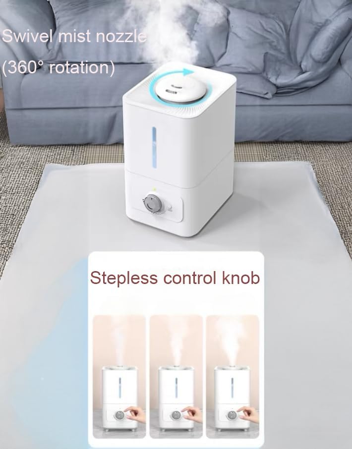 Humidifiers for Plants– Indoor Plant Humidifier with Precise Humidity Control, Grow Tent & Greenhouse Humidifier,6L high-capacity for Grow Tents, Reptile Tanks,Home & office