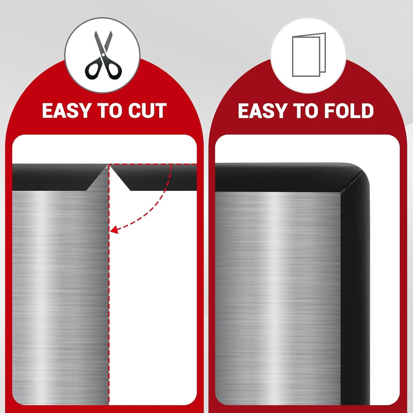 EPDM Rubber Edge Trim, 1/8" Self Adhesive, Black, 20Ft, Fit for 3/32"-5/32" Width Edge, Weather Resistant, Easy to Cut, Bend, Install and Remove