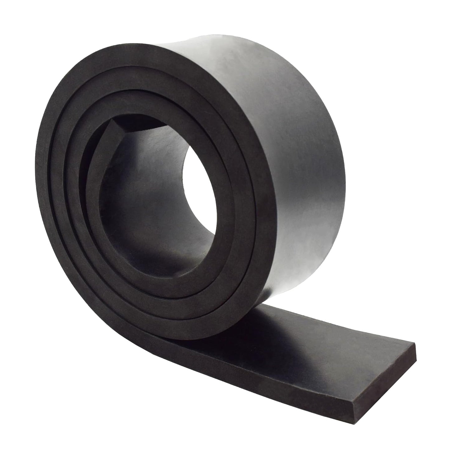 Neoprene Rubber Strips 1/2(.500)" Thick X 3" Wide X 5' Long, Solid Rubber Rolls Use for Gaskets DIY Material, Supports, Leveling, Sealing, Bumpers, Protection, Abrasion, Flooring