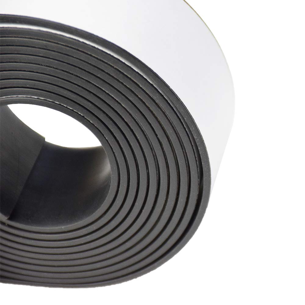 DOBTIM Adhesive Neoprene Solid Rubber Strips 1/8 (.125)" Thick X 3" Wide X 10' Long, Self Stick Neoprene Rubber Sheet Non-Slip Insulation Pads
