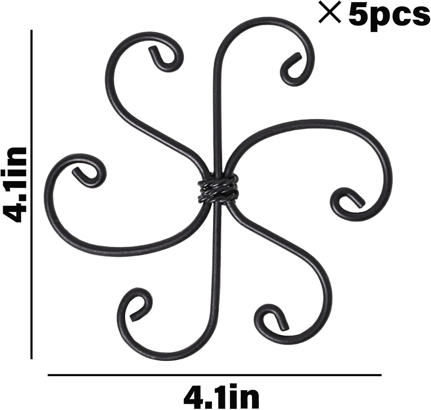 Monstera Plant Support Hook - 4.1x4.1IN 5PCS, Durable Adjustable Stem Support System, Gentle Protection for Monstera and Fishbone Cactus, Professional Indoor Plant Stabilizer