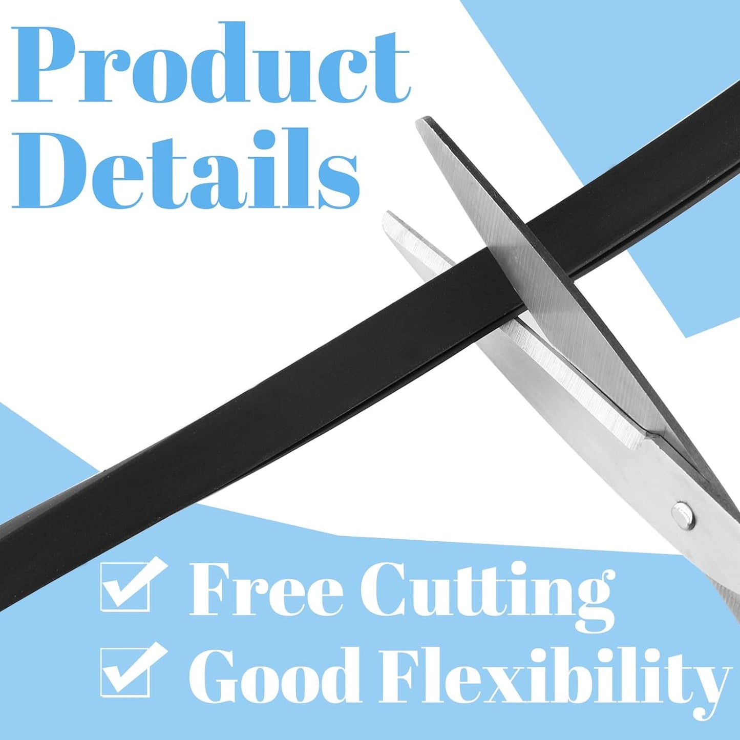 Kingdder Rubber Edge Trim U Channel Rubber Door Seal Strip Weather Resistance Sheet Metal Edge Protector Fits 1/8 Inch for Car Doors, Steel Plates, Glass, Hatches, Table Corners(10 Feet)