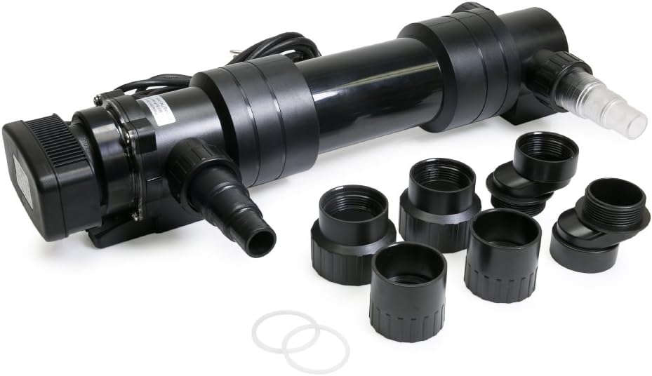 36W Non-Submersible UV Ultraviolet 22" Light Clarifier Lamp Filter for Aquarium Koi Pond Fish Tank