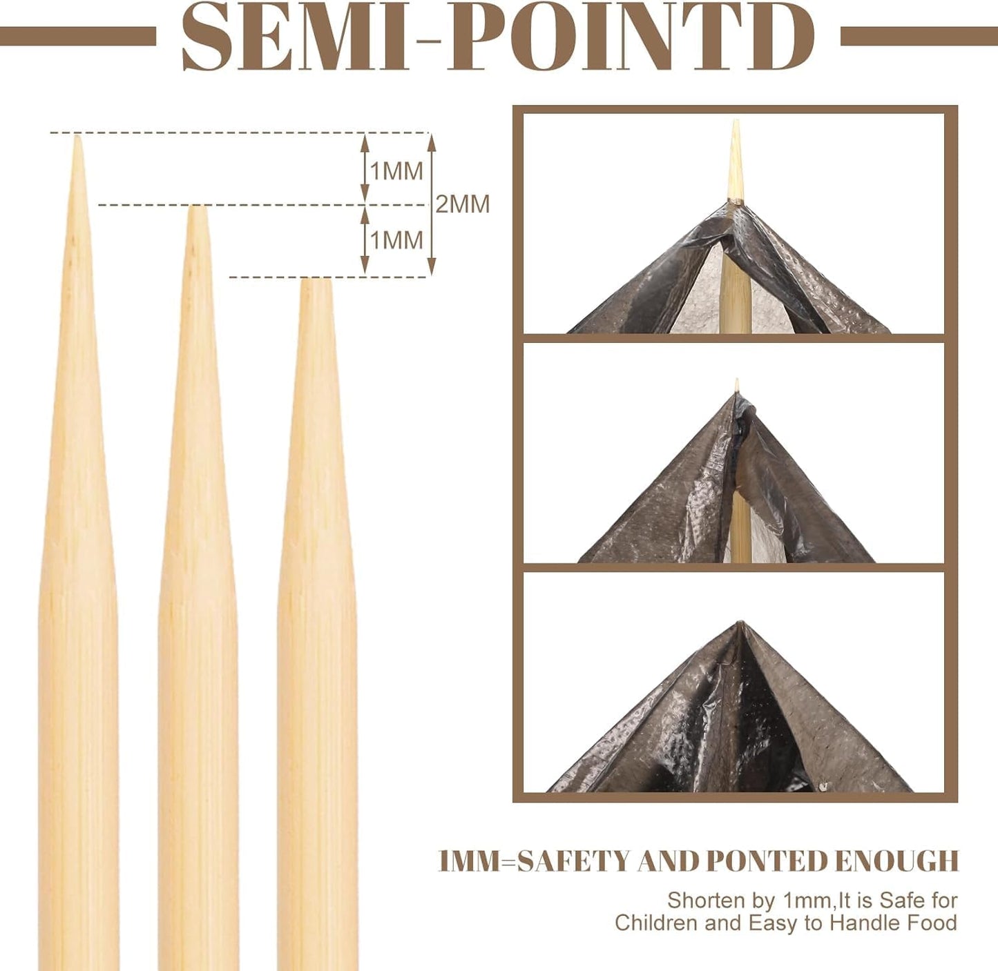 70PCS Marshmallow Roasting Sticks,30 Inch Marshmallow Sticks for Fire Pit 5mm Thick Bamboo Skewers for Smores Roaster Barbecue Campfire,Weddings and Plant Stakes