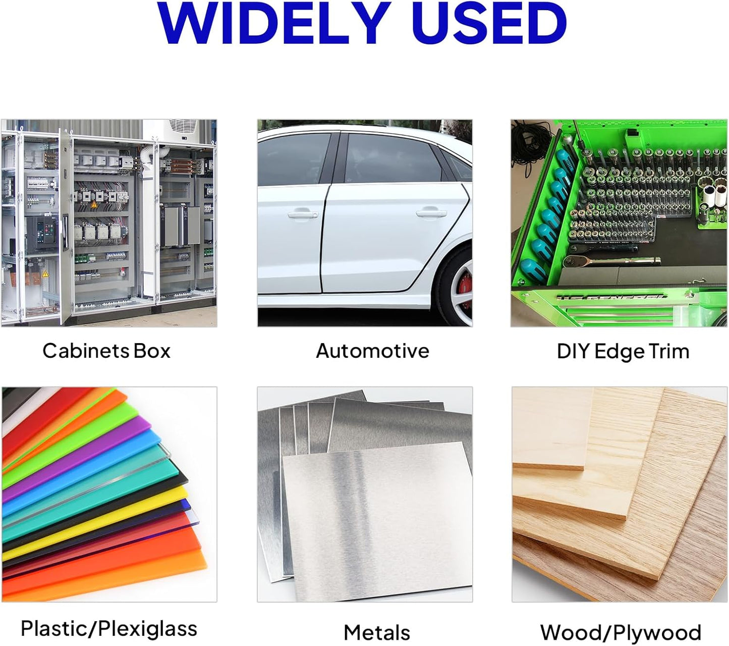 Rubber Edge Trim, U Channel Edge Trim with Metal Clips Edge Guard Protector, PVC Rubber Seal Strip for Sheet Metal, Car Doors, Hatches, Table Corners, Fit 3/64" to 1/4"(1.2mm-6.4mm), 25Ft, White