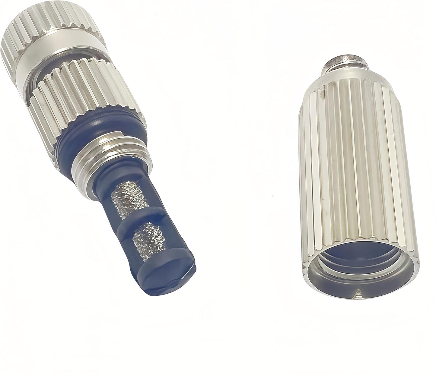 High Pressure Brass Nickel Plated Misting Nozzle for Outdoor Cooling Mist System, 0.4mm Ceramics Orifice, Anti-Drip Cleanable, 10pcs