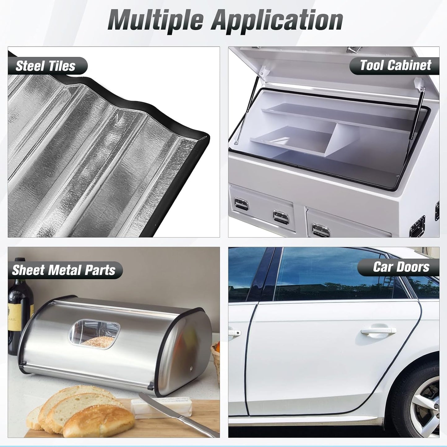 Edge Trim, 3/32" Rubber Edge Trim, Flexible Self Adhesive U Channel Edge Trim, Edge Protector for Sharp Edge, Sheet Metal and Car Doors, Peel and Stick Auto Door Guard, Black Color, 20Ft