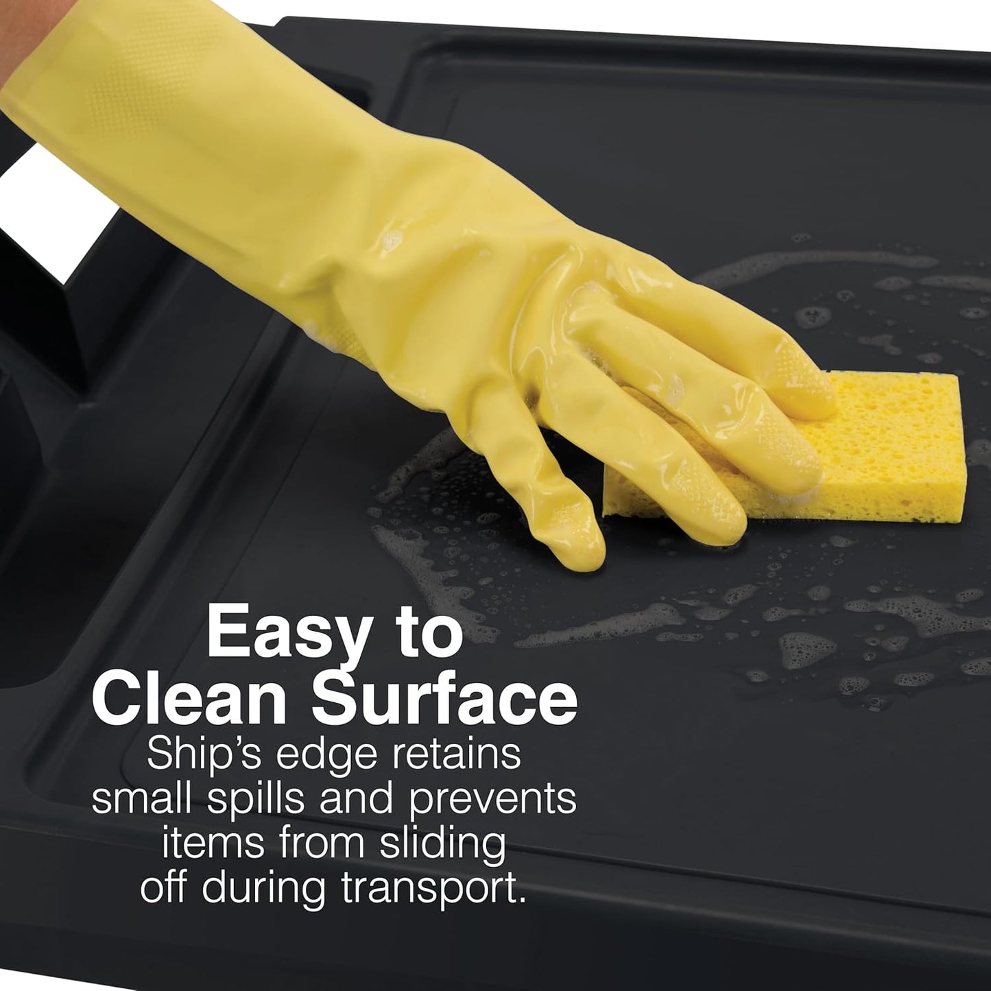 Metro myCart Plus Utility Cart - Choose-Your-Height Adjustable Heavy Duty Rolling Cart for Home, Commercial and Industrial Use - 2-Shelf, 400 lbs Capacity - 27.7" W x 40.25" L x 36.8-40.8" H - Black