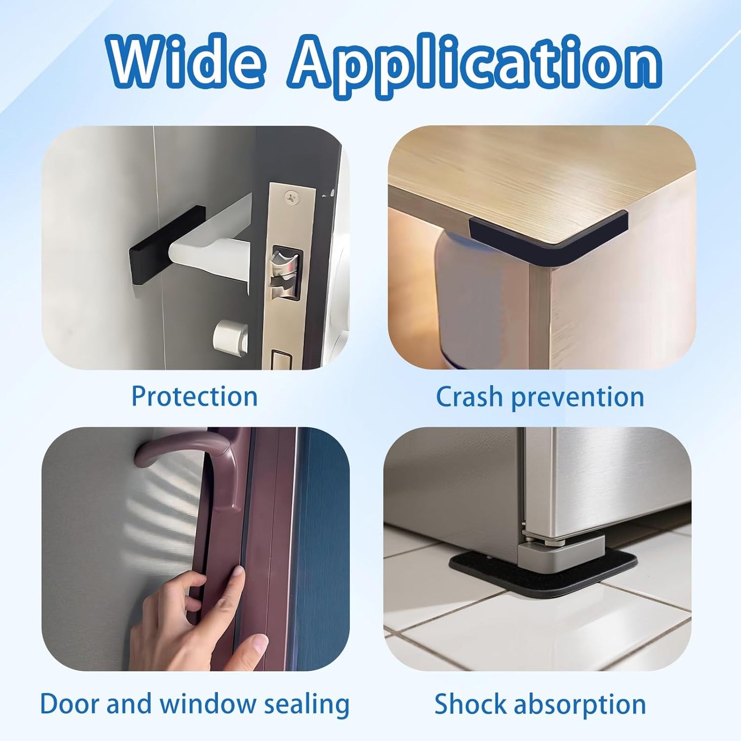 Black Solid Rubber Strip, 1/4 (.25)" Thick X 4" Wide X 10'Long, Solid Flat Rubber Roll for Anti-Slip, Anti-Vibration, DIY Gaskets, Crafts, Sealing, Supports, Protection