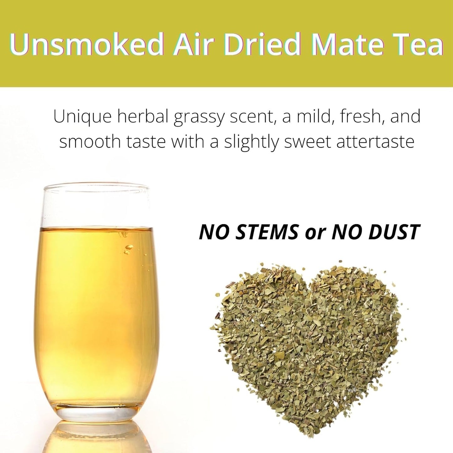 VitalForest 45 Yerba Mate Tea Bags, Unsmoked Yerba Mate from Rainforest, Energy Burst Yerba Tea Argentina, NO Dust, NO Stems, Rich In Antioxidants