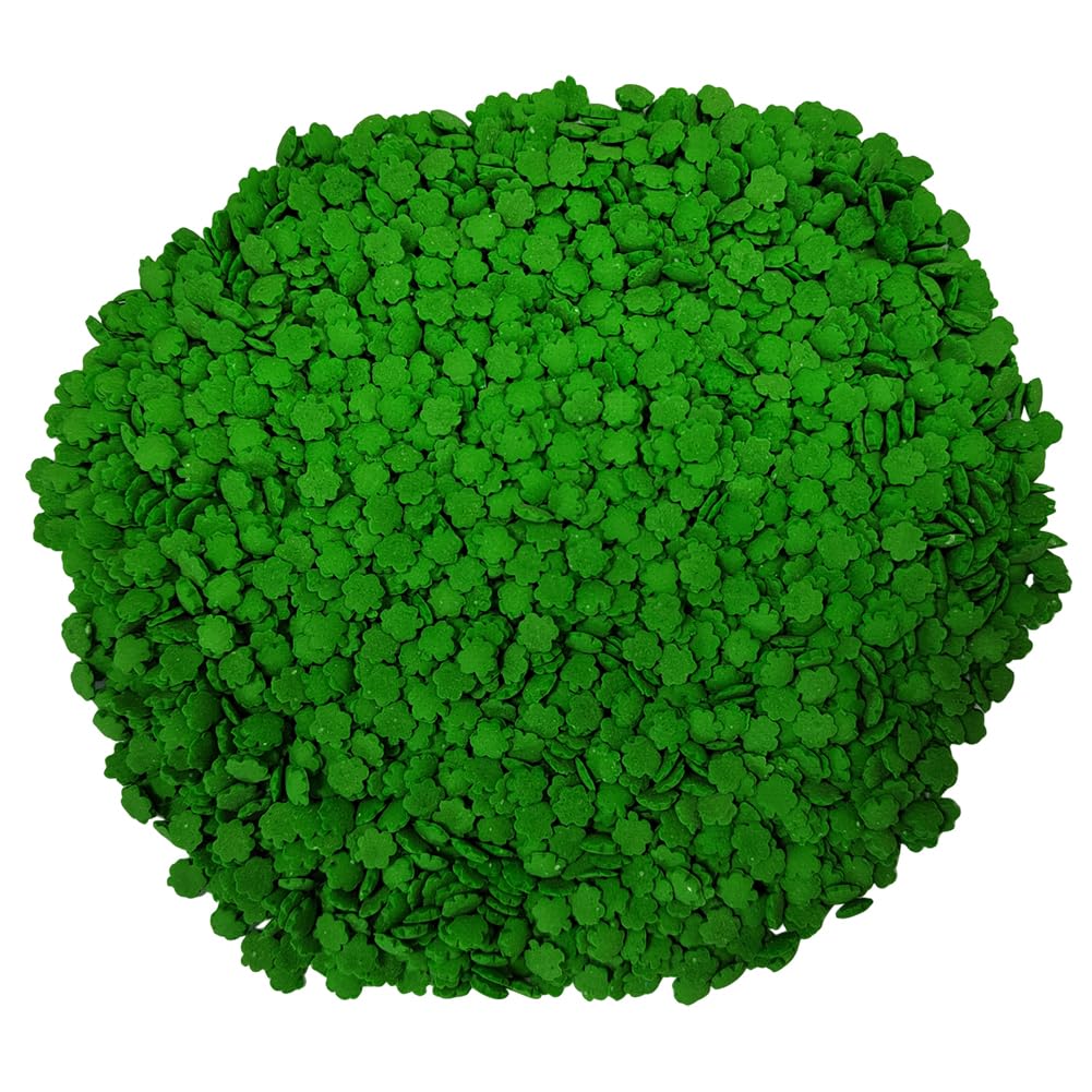 Homankit Edible Green Sprinkles St. Patrick's Day Themed Sprinkle for Cake Decorating Baking Cupcake Toppers Cookie Decorating Ice Cream Celebration 3 Ounces