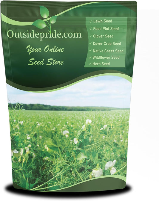 Outsidepride Dundale Spring Field Peas Seeds - 5 lbs. Annual, High-Protein Legume & Cover Crop Seeds for Forage, Food Plot, Gardens & Pastures - Ideal for Improving Soil Health, & Erosion Control