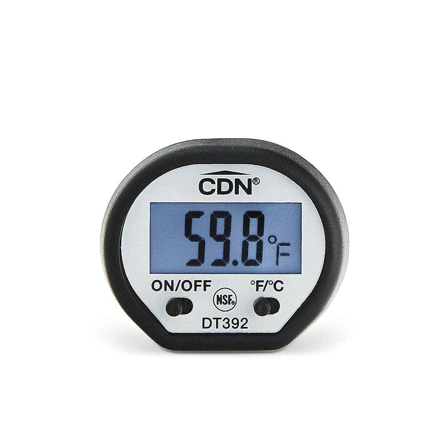 CDN Digital Thermometer | NSF Certified | ProAccurate® | 5" Stem with Protective Sheath | For Meat, Poultry, Candy | Easy One-Button Operation | DT392