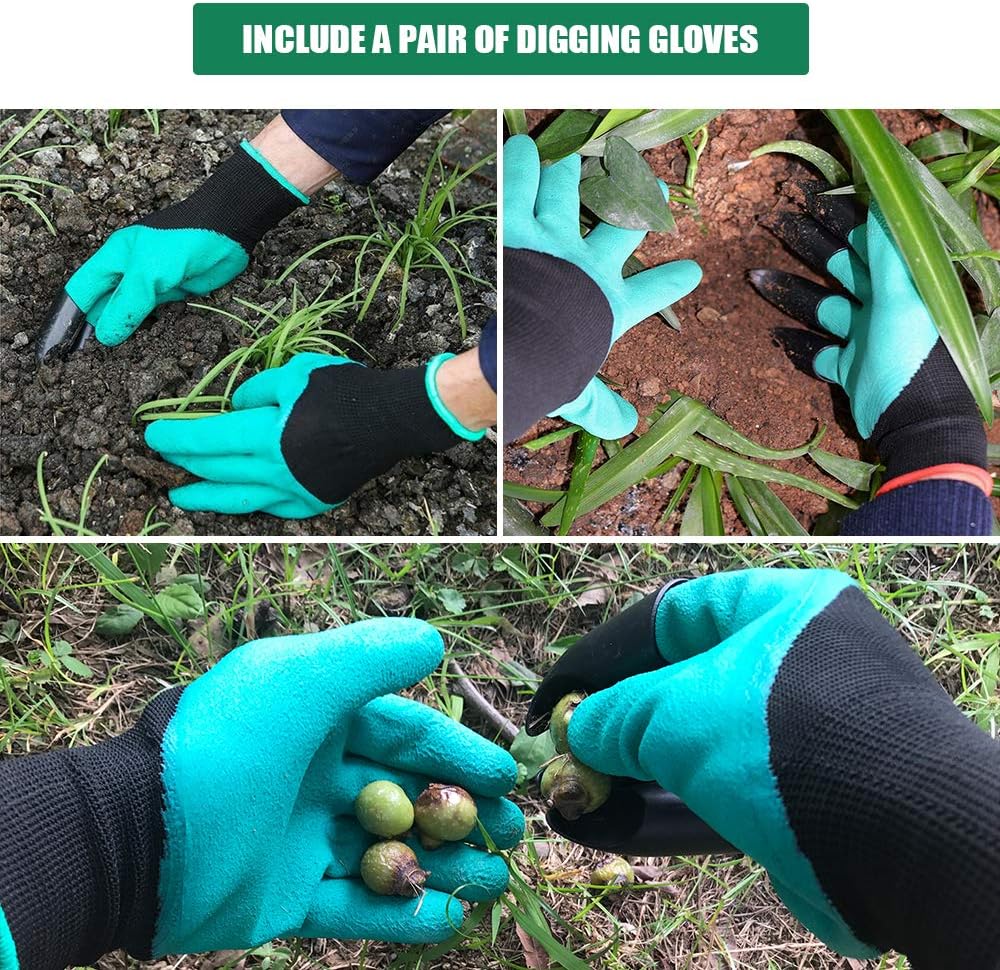 BESTHLS Garden Kneeler and Seat - Heavy Duty Folding Stool with Thick Pad, 2 Tool Pouches, 330 lbs Capacity - Knee & Back Support, Perfect for Seniors, Women, Men