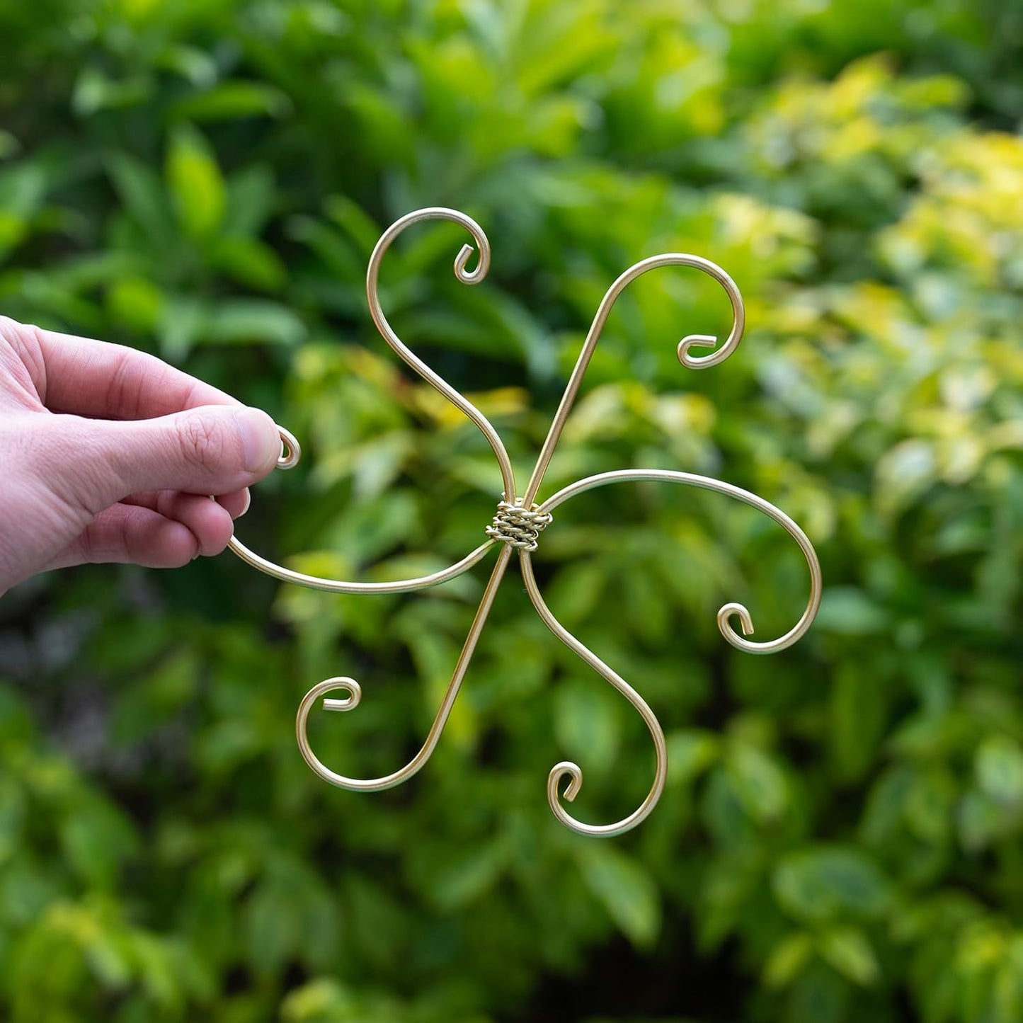 5PCS Monstera Plant Stem Support Hook - 6.5 * 6.5IN Durable Metal Stem Stabilizer for Monstera Plants and Fishbone Cactus - Gentle Protection Leaf Holder - Easy Installation - 5 Piece Set