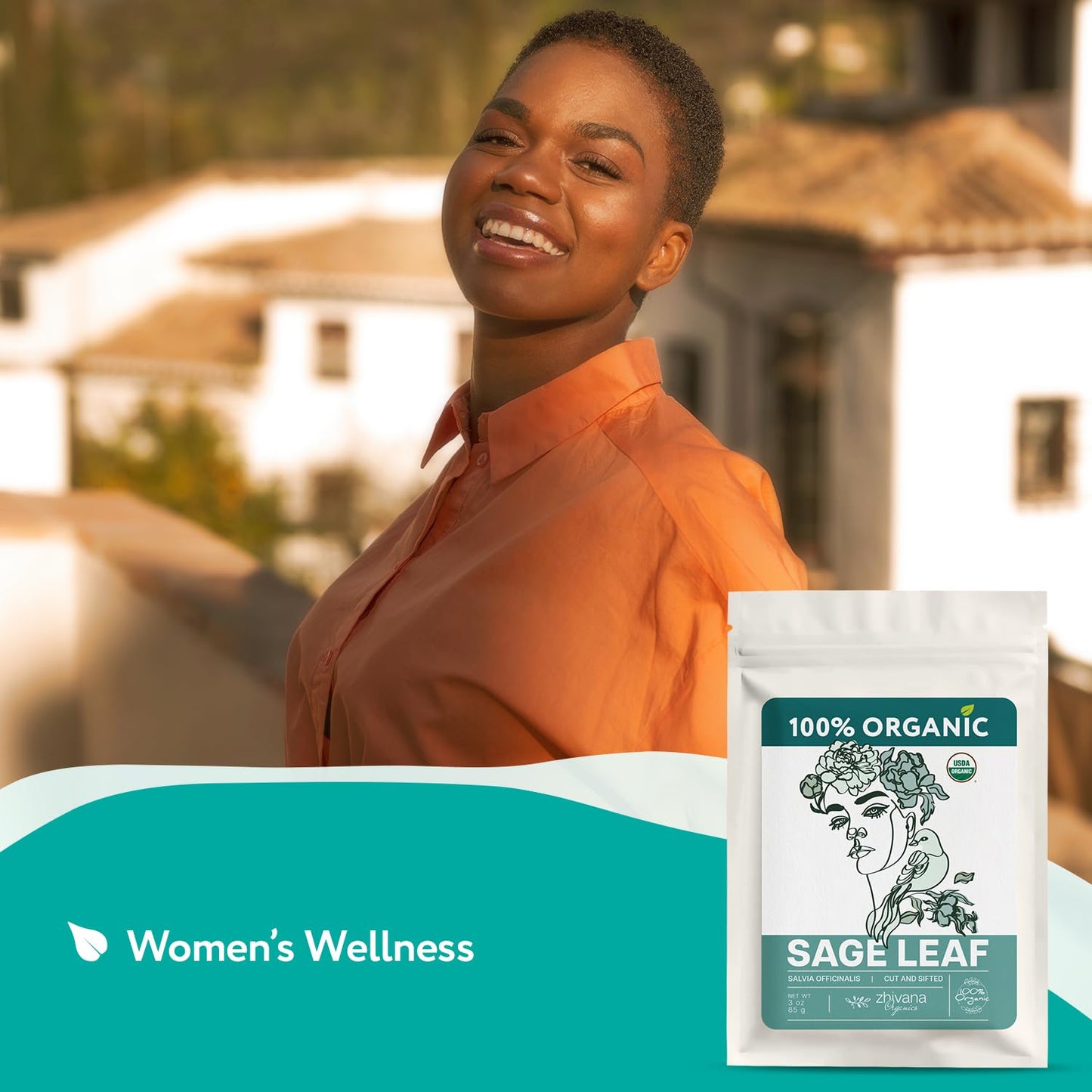 Super Value Pack 5 LB - Organic Sage Leaf (Salvia officinalis) – Loose Dried Leaves – Edible Grade for Tea, Seasoning & Herbal Uses