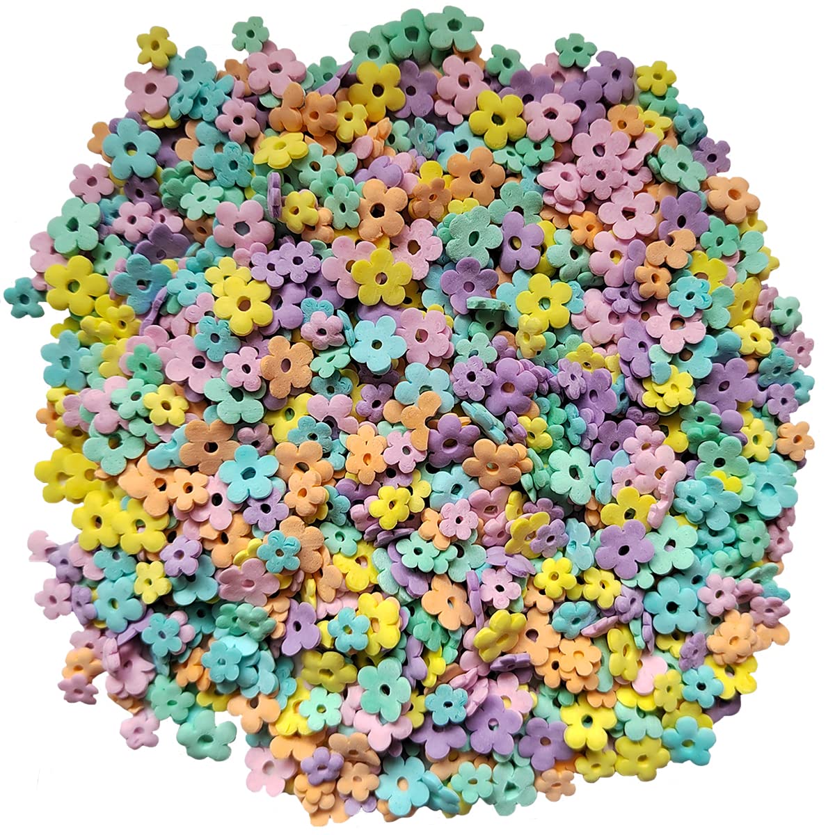 Homankit Edible Spring Flowers Sprinkles Ice Cream Sprinkle Sugar Candy Baking Cake Cupcake Toppers Cookie Donut Dessert Decoration 2.47 Ounces