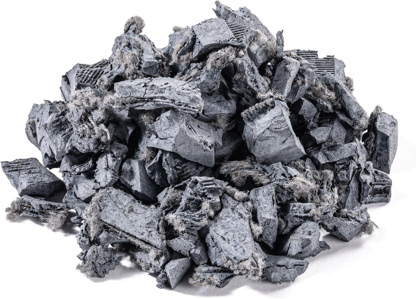 Playsafer Rubber Mulch Nuggets Protective Flooring for Playgrounds, Swing-Sets, Play Areas, and Landscaping (Gray, 39 CU. FT. - 1,000 LBS)