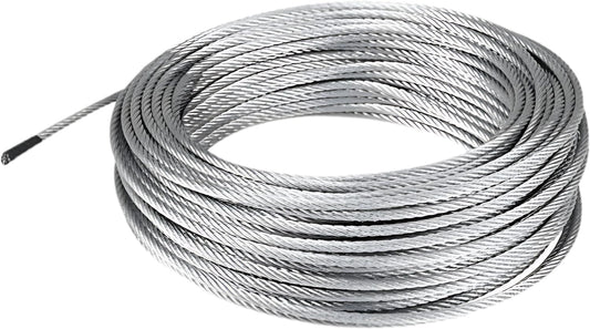 304 Stainless Steel Cable Wire Rope 3/8" 7x19-100 ft Coil for DIY Cable Decking Railing System, Marine Grade