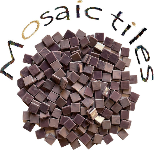 SMEIINIK 1.1lb Bulk Single Iridescent Color Mosaic Tiles for Crafts, Glass Mosaic Pieces for Mosaic Puzzles, Stained Glass Tiles for Mosaic DIY, Mosaic Making Supplies(AJ45-26)