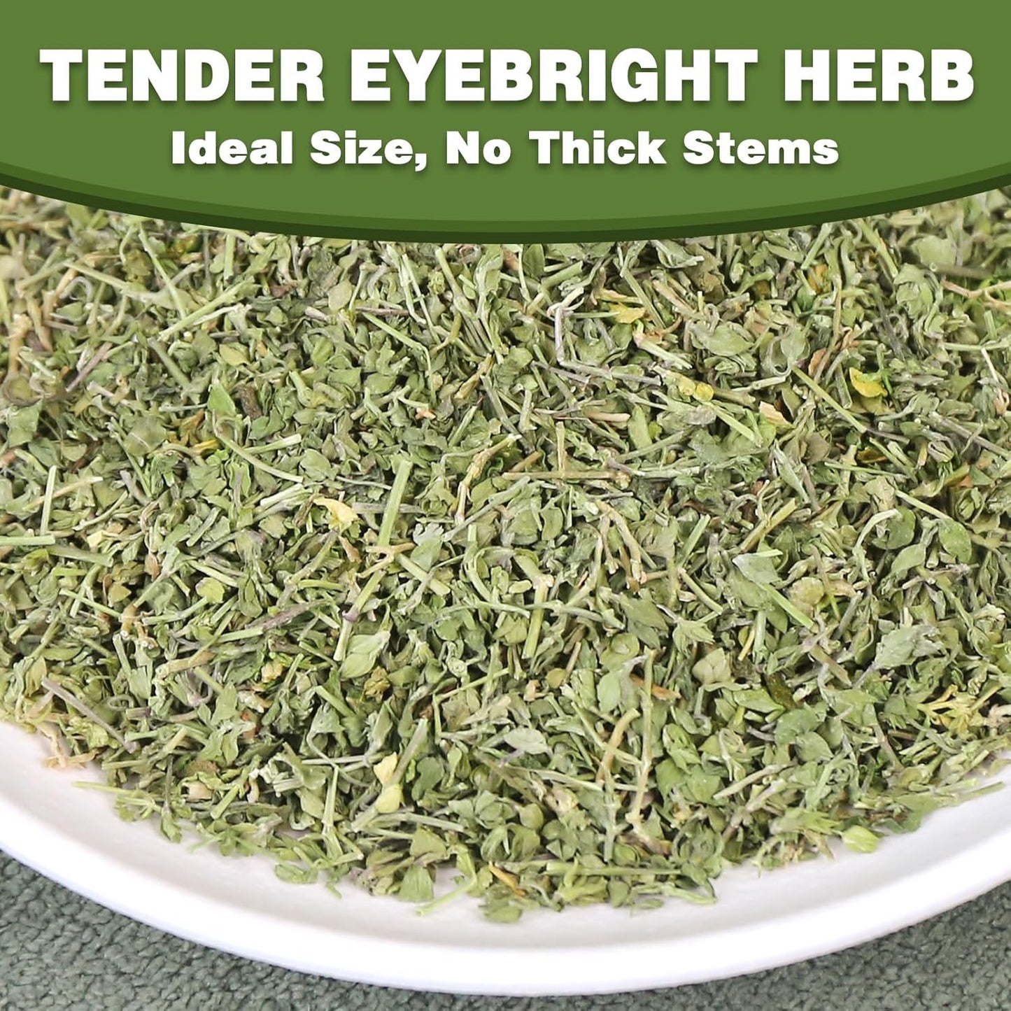 TEARELAE - Eyebright Herb - Pure Natural Eufrasia - Dried Euphrasia Officinalis Herbal Tea - Cut & Sifted - Loose Leaf - Caffeine-Free - Rich in Antioxidants - 2oz/57g
