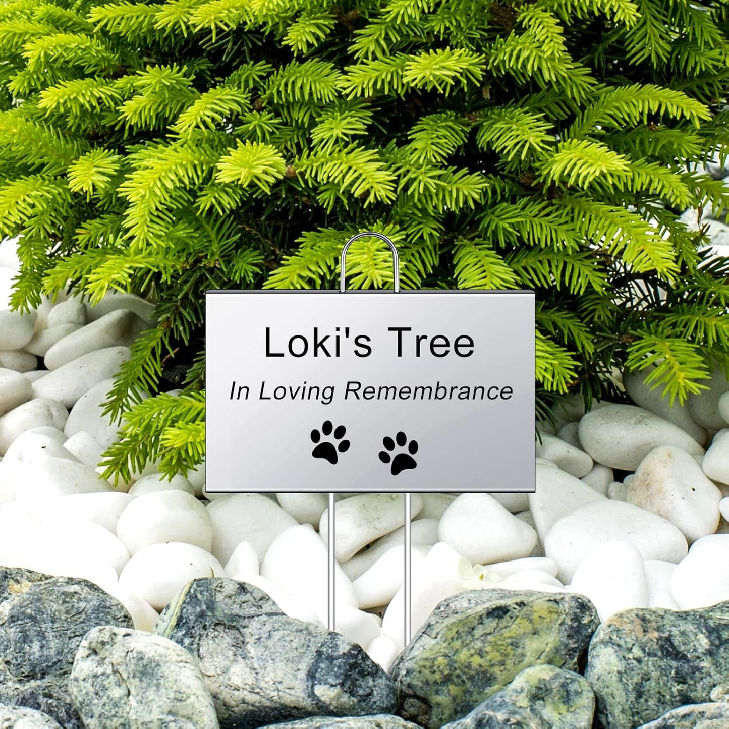 Landhoow 30 Pcs Large Garden Plant Markers Metal Plant Labels Sign 4'' x 6'' with 11'' Stake Weatherproof Waterproof Garden Sign for Outdoor Seedlings Herbs Vegetable Greenhouse, Sliver