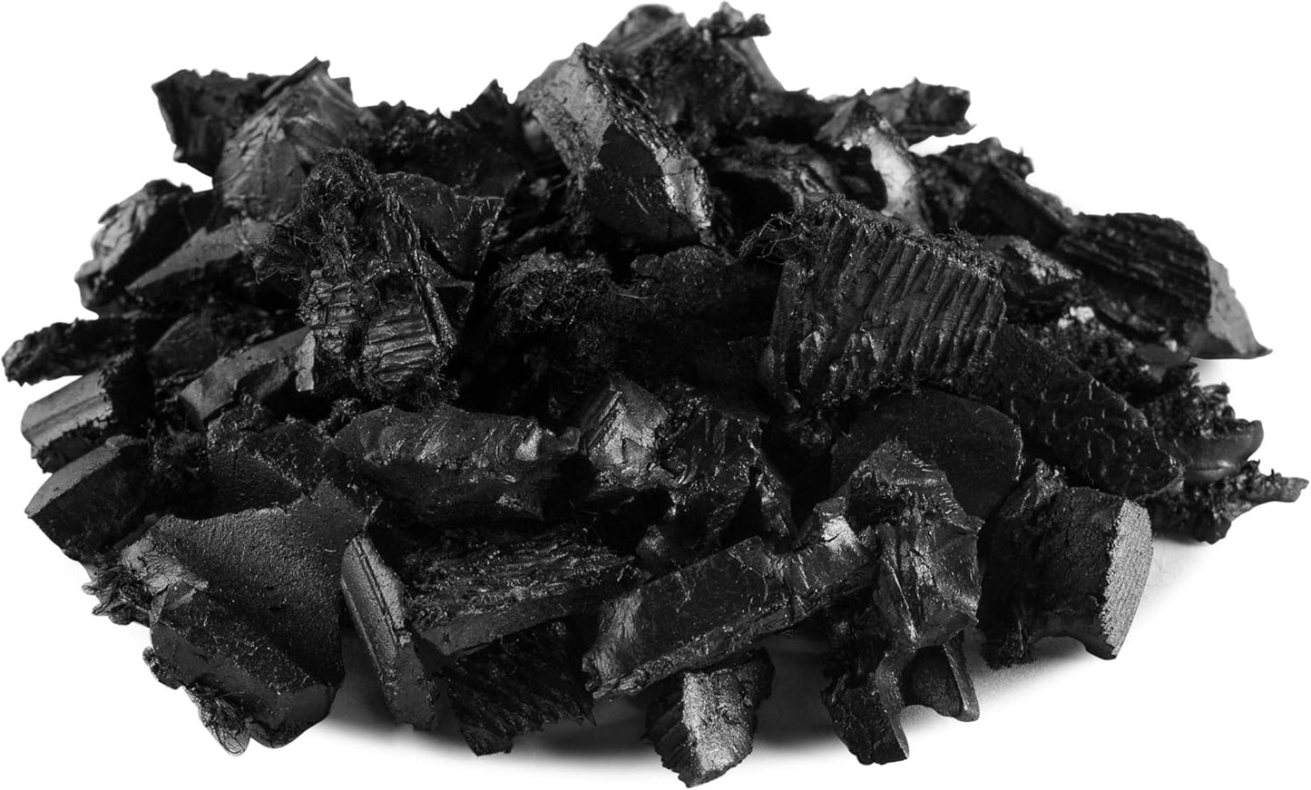 Playsafer Rubber Mulch Nuggets Protective Flooring for Playgrounds, Swing-Sets, Play Areas, and Landscaping (2,000 LBS - 77 CU. FT, Black)