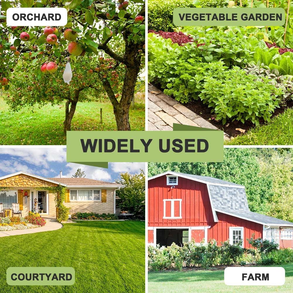 Deer Repellent, Rabbit Repellent Outdoor, Deer Deterrent for Plants, Keep Rabbits Out of Backyard, Deer and Rabbit Repellant, Deer Repellant Balls for Flowers Shrubs & Trees-10 Packs