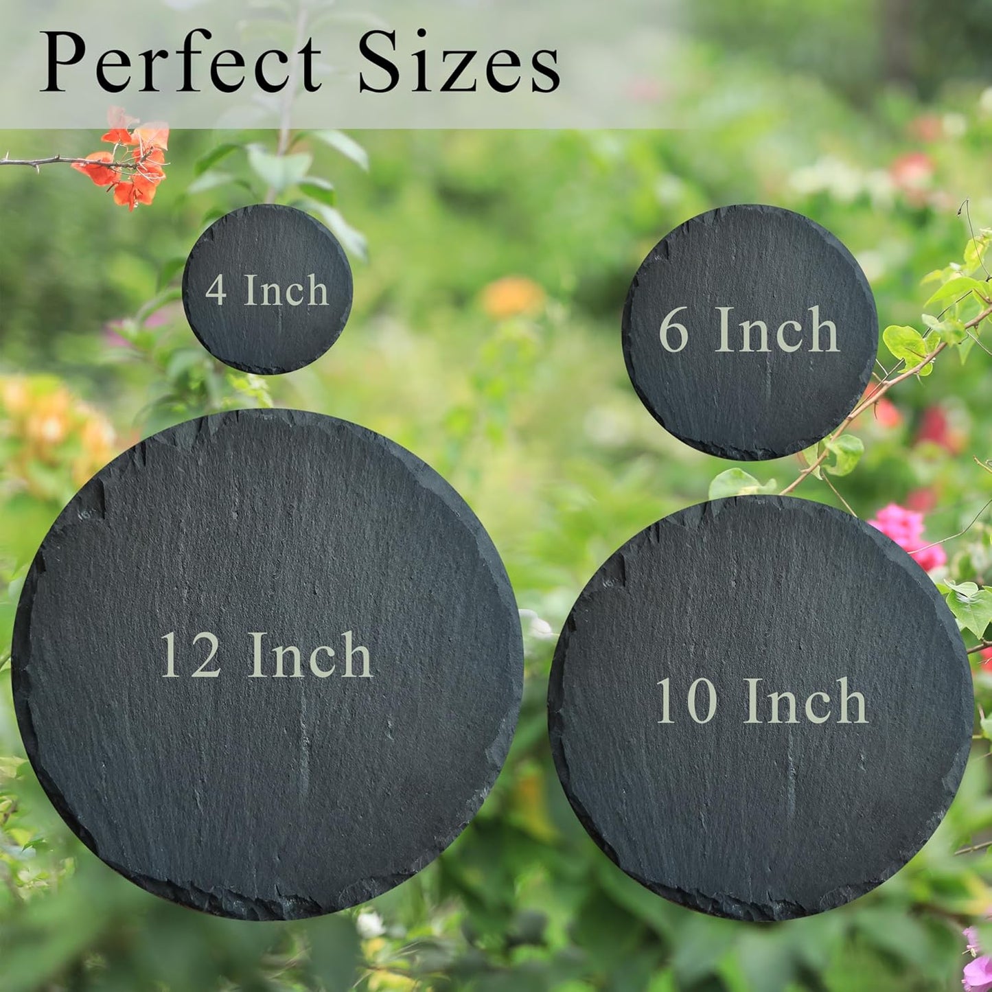 Personalized Pet Memorial Stone for Dogs and Cats | Custom Laser-Etched Weatherproof Garden Grave Marker | Natural Stone Bereavement Headstone Sympathy Gift | 4, 6, 10, or 12 Inch Heart or Circle Shape (A4)