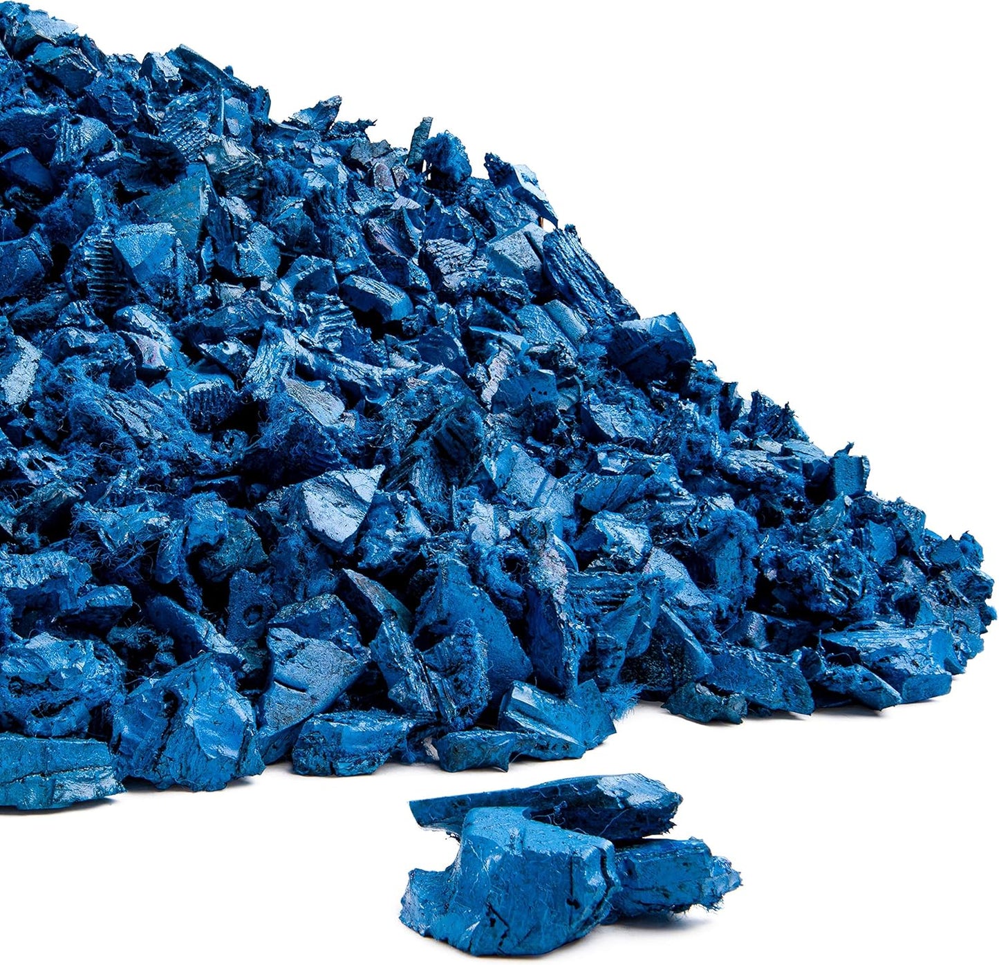 Playsafer Rubber Mulch Nuggets Protective Flooring for Playgrounds, Swing-Sets, Play Areas, and Landscaping (1,000 LBS - 39 CU. FT., Blue)